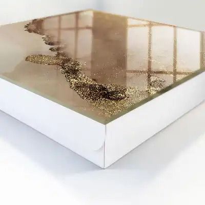 Abstraction artistique avec effet de transparence