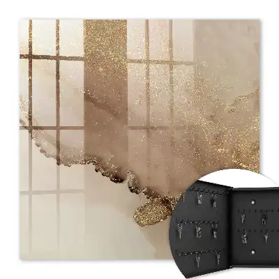 Abstraction artistique avec effet de transparence