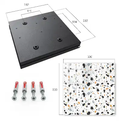Harmonie des formes motif terrazzo