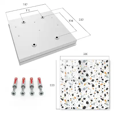 Harmonie des formes motif terrazzo