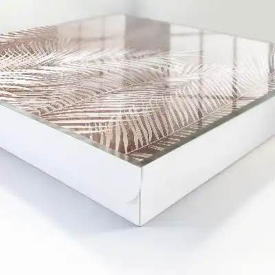 Feuilles élégantes aux teintes délicates