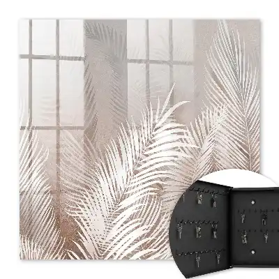 Feuilles élégantes aux teintes délicates