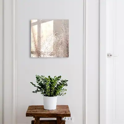 Feuilles élégantes aux teintes délicates