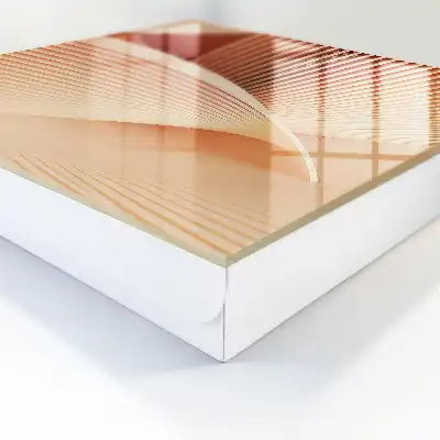 Vagues abstraites aux tons crème et beige