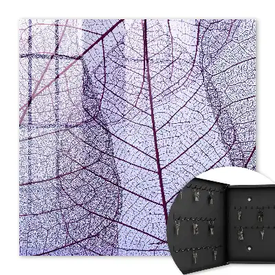 Structure de feuille violette en arrière-plan