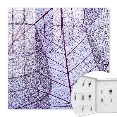 Structure de feuille violette en arrière-plan