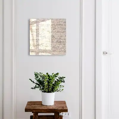 Composition décorative dans les tons beige, brique et gris