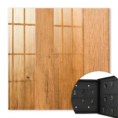 Décoration en bois à l'aspect chaleureux