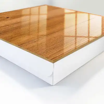 Décoration en bois à l'aspect chaleureux