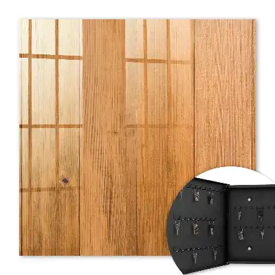 Décoration en bois à l'aspect chaleureux