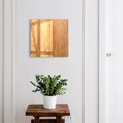 Décoration en bois à l'aspect chaleureux