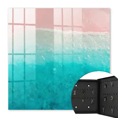 Tableau Plage de rêve avec une mer turquoise
