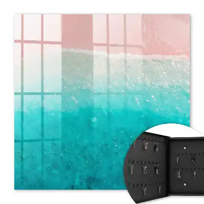 Tableau Plage de rêve avec une mer turquoise