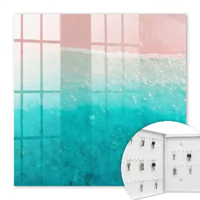 Tableau Plage de rêve avec une mer turquoise