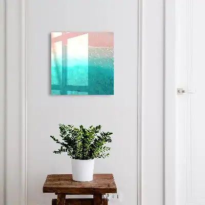 Tableau Plage de rêve avec une mer turquoise