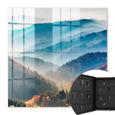 Tableau paysage montagneux aux couleurs époustouflantes