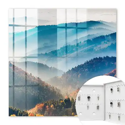 Tableau paysage montagneux aux couleurs époustouflantes