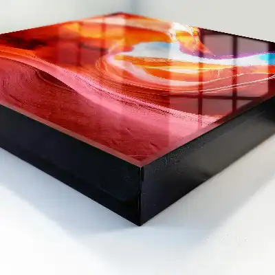 Roches colorées avec perspective profonde
