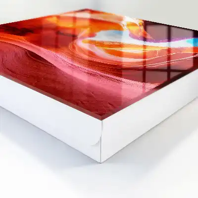 Roches colorées avec perspective profonde