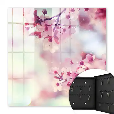 Charme floral sur fond lumineux