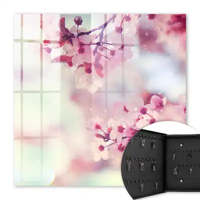 Charme floral sur fond lumineux