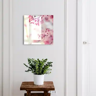 Charme floral sur fond lumineux