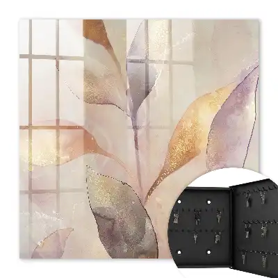 Feuilles aux teintes pastel sans contrastes