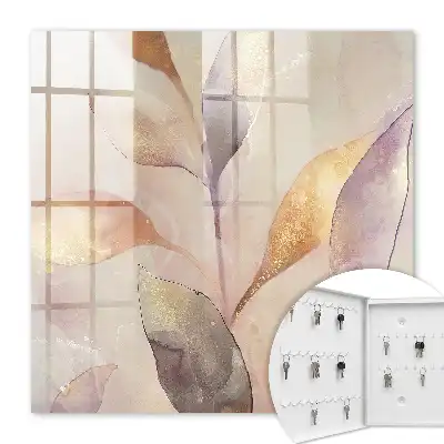 Feuilles aux teintes pastel sans contrastes