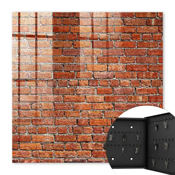 Mur de briques aux teintes chaudes