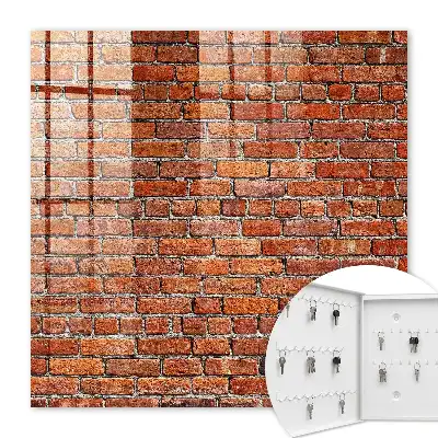 Mur de briques aux teintes chaudes
