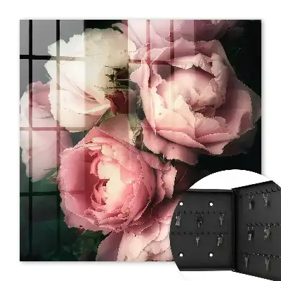 Charme floral sur fond sombre