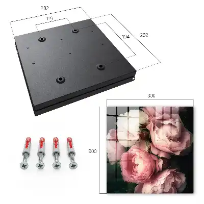 Charme floral sur fond sombre