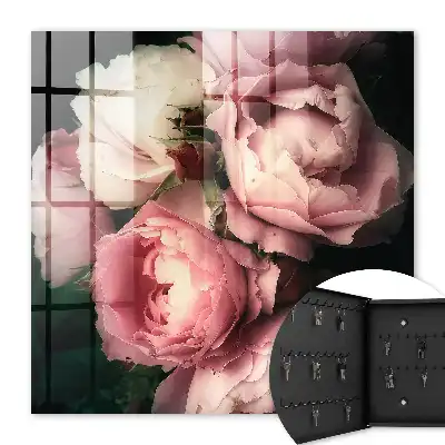 Charme floral sur fond sombre