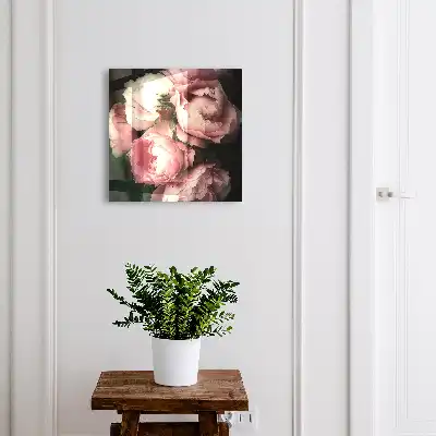 Charme floral sur fond sombre