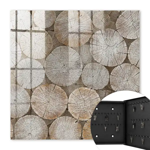 Cercles en bois à motifs harmonieux