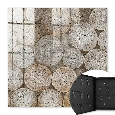 Cercles en bois à motifs harmonieux