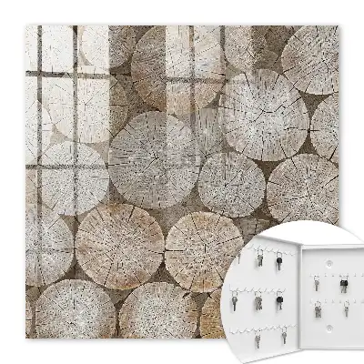 Cercles en bois à motifs harmonieux
