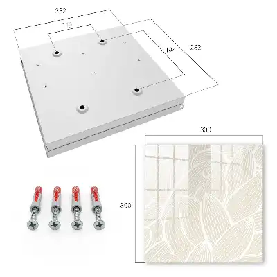 Motif organique sur fond crème