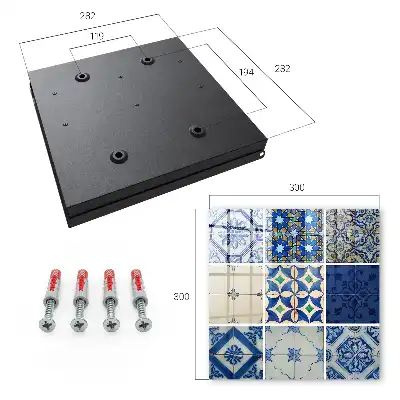 Carreaux d'azulejos aux motifs bleus