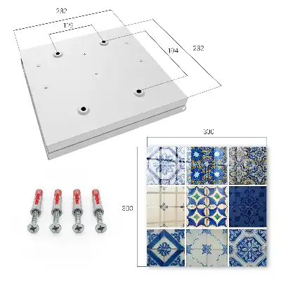 Carreaux d'azulejos aux motifs bleus