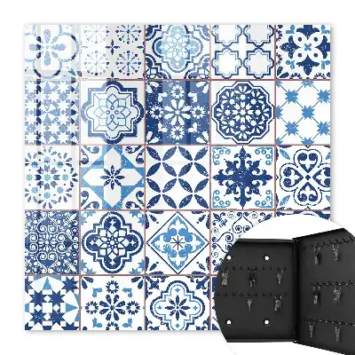 Carreaux bleus aux motifs uniques