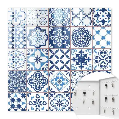 Carreaux bleus aux motifs uniques