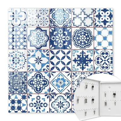 Carreaux bleus aux motifs uniques