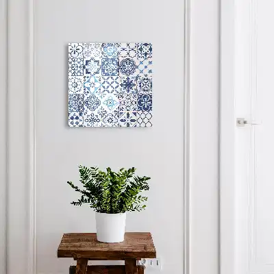 Carreaux bleus aux motifs uniques