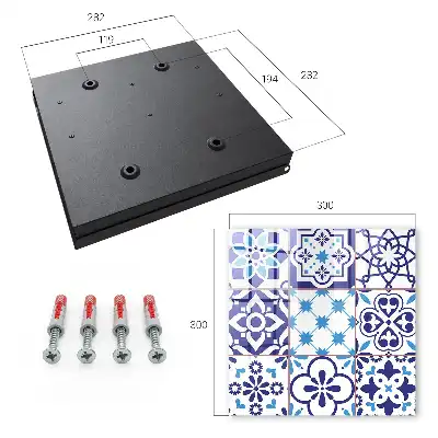 Motifs géométriques en forme d'étoile