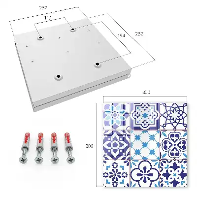 Motifs géométriques en forme d'étoile