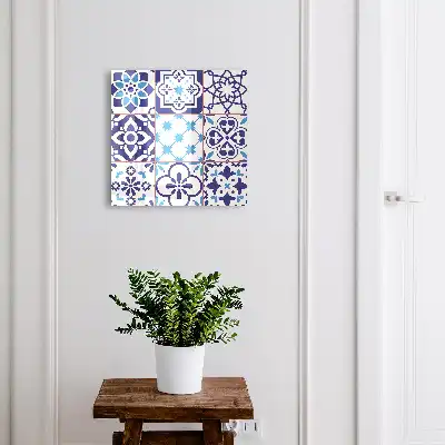 Motifs géométriques en forme d'étoile