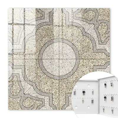 Mosaïque élégante grise et beige