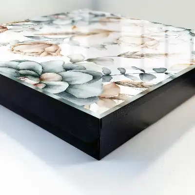 Fleurs à l'aquarelle aux couleurs douces