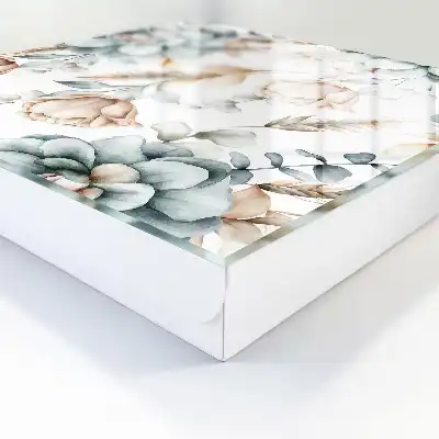 Fleurs à l'aquarelle aux couleurs douces